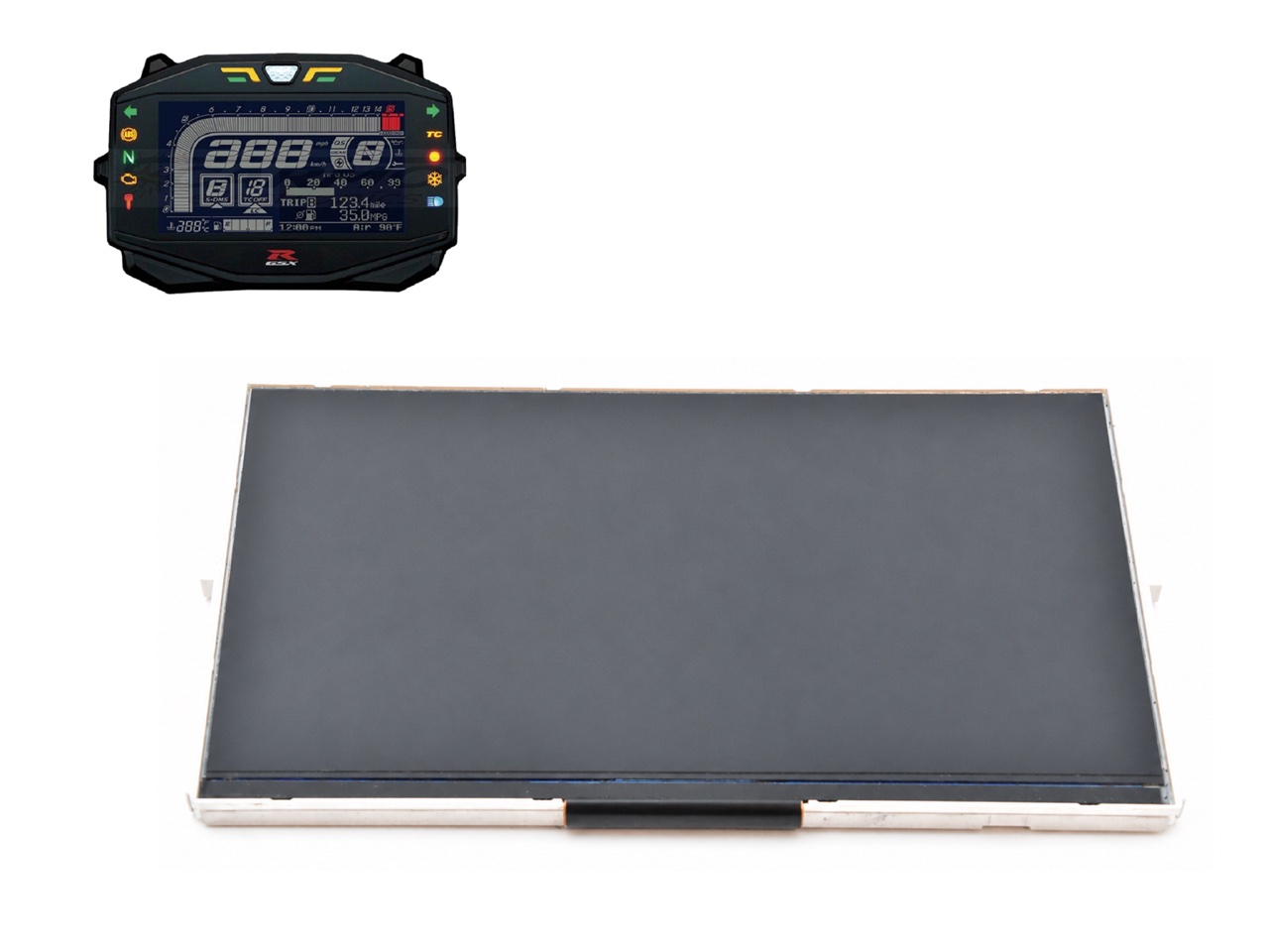 Suzuki GSX-R1000 GSXR1000 (2017-) LCD scherm display dashboard (nieuw)