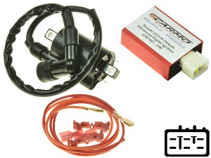 Unidade de CDI aprimorada para Suzuki UG110 Hokuto Black Box Computer Brain (J78, CB7461)