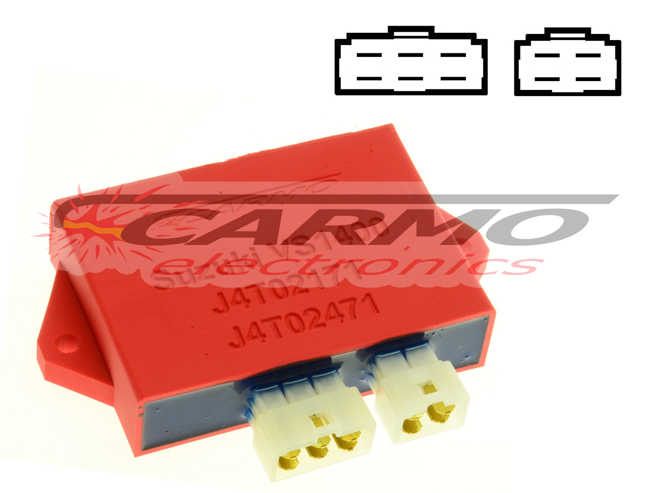 Suzuki VS1400 CDI J4T02171 J4T02471 6 + 4 pins connectors Suzuki VS1400 CDI J4T02171 J4T02471 6 + 4 pins connectors