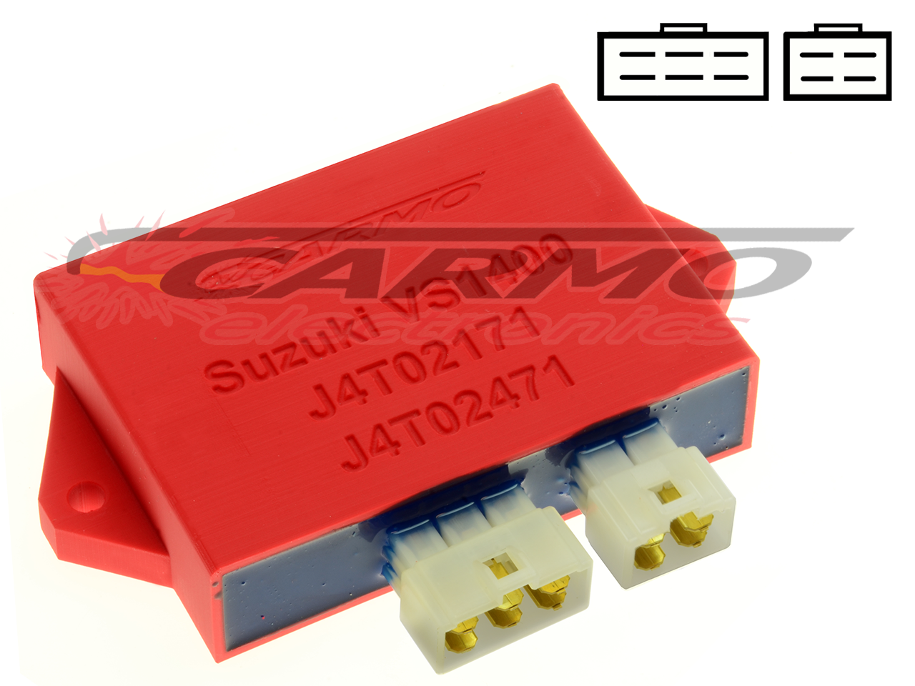 Suzuki VS1400 CDI J4T02171 J4T02471 6 + 4 pins connectors Suzuki VS1400 CDI J4T02171 J4T02471 6 + 4 pins connectors