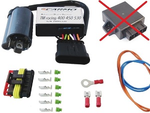 Unidade de Ignição Melhorada para TM Racing 400 450 530 660 Módulo de Ignição Ignitor CDI TCI Box