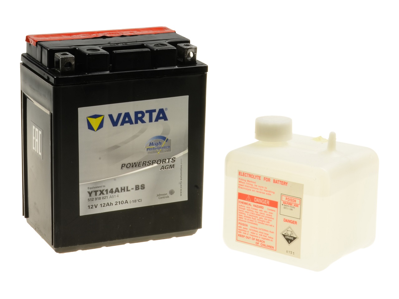 Yuasa YTX14AHL-BS Yuasa YTX14AHL-BS