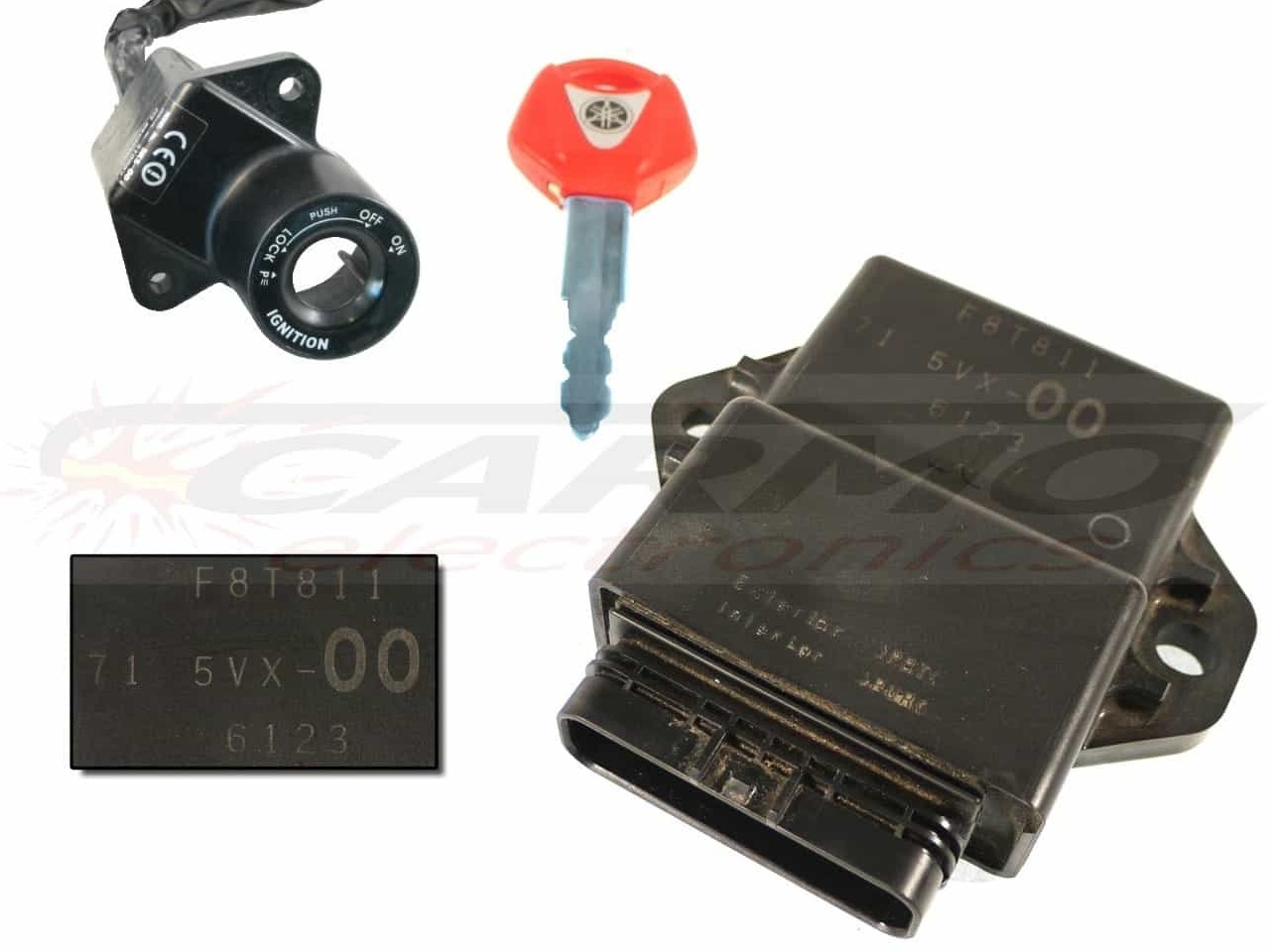 FZ6S Fazer ECU ECM CDI controlador de caixa preta de computador (F8T811, F8T812, F8T813, 71 5VX-00, 5VX-10, 5VX-20)