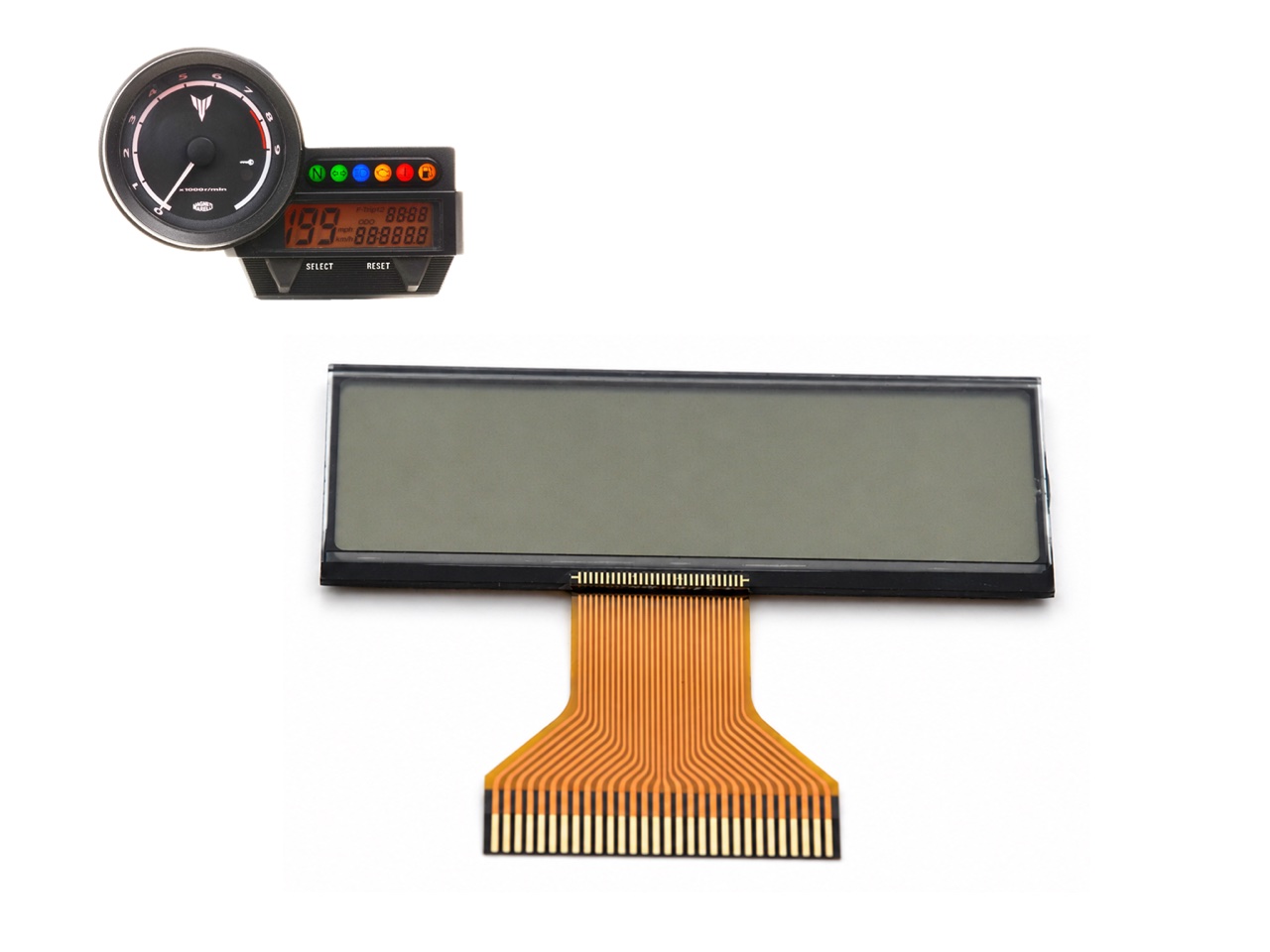 Yamaha MT-03 MT03 LCD scherm display dashboard (nieuw) Yamaha MT-03 MT03 LCD scherm display dashboard (nieuw)