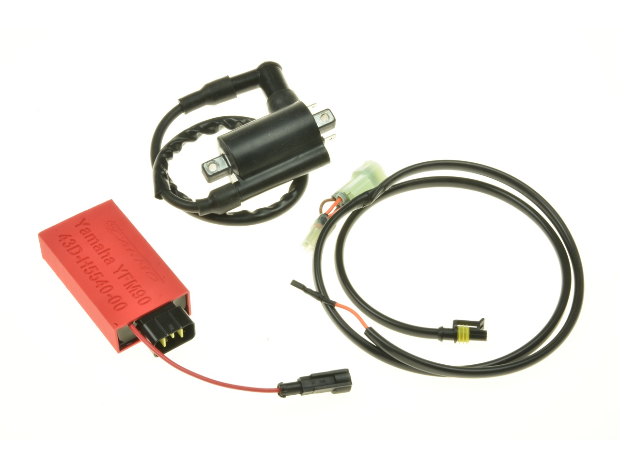 Migliorato Yamaha YFM90R YFM90 Raptor CDI TCI Igniter più potenza senza limitatore di giri 2009-2013