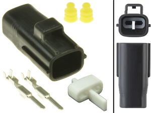 2 pin power connector ZERO conector de moto (10-0750401)