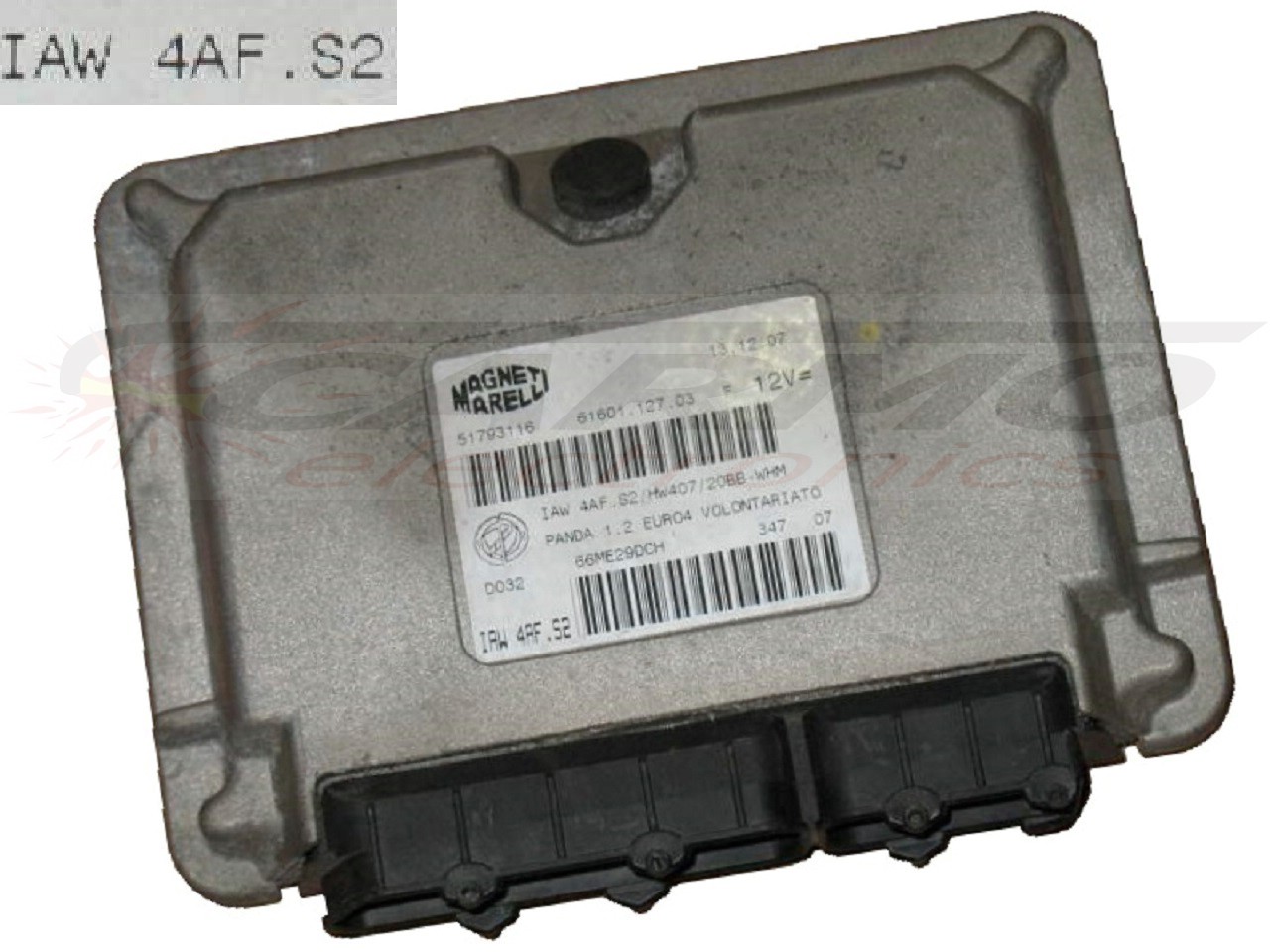 Fiat Panda 1.2 8V injection ECU ECM CDI controlador de caixa preta de computador (IAW4AF.S2, IAW 4AF.S2, IAW 4AF.SP)