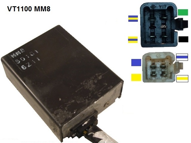 VT1100 Shadow ignição / módulo de ignição (OKI, MM8, 501C1, 501C2)