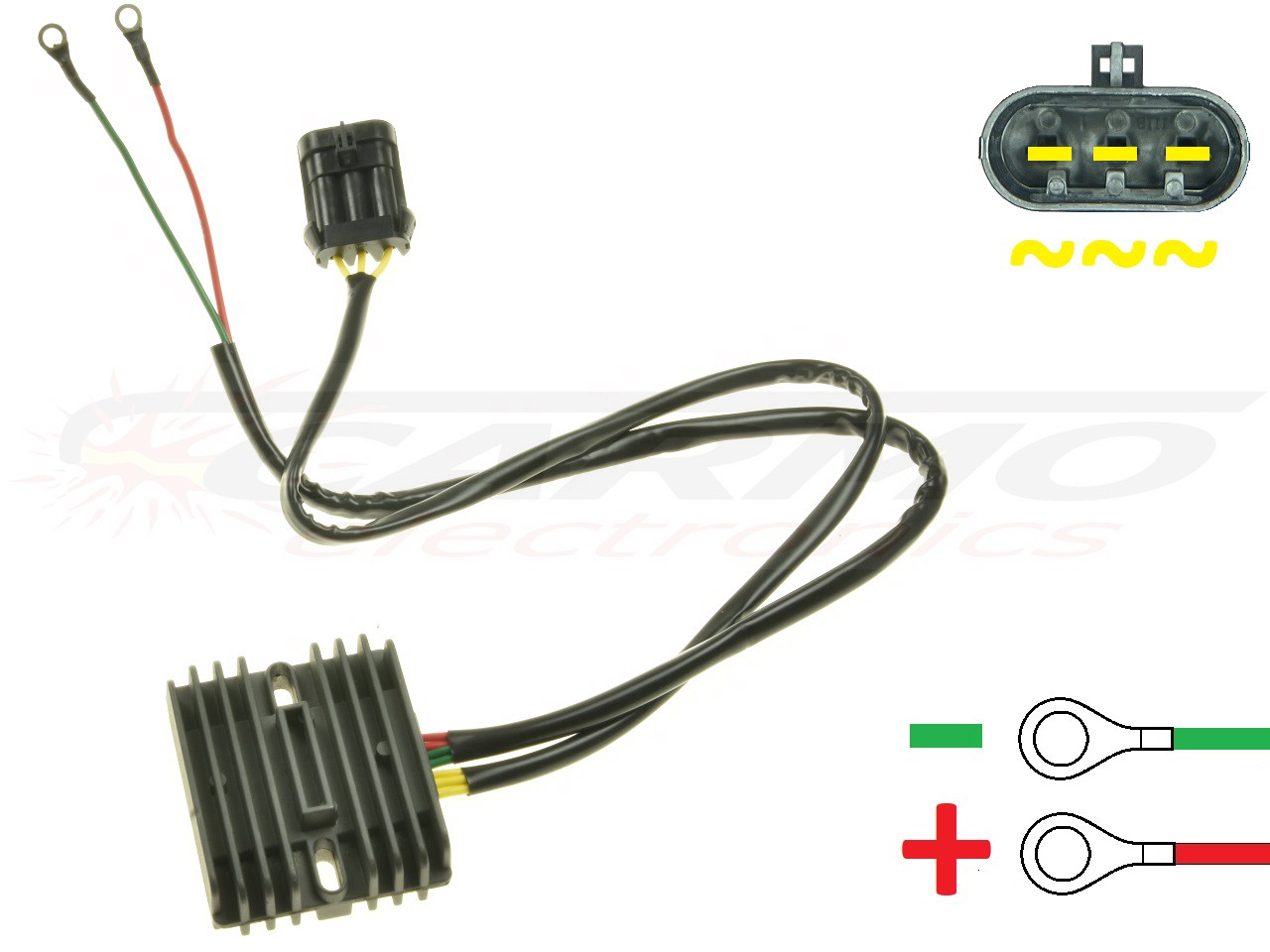 CARR694-PO - Polaris Sportman RZR MOSFET Spanningsregelaar gelijkrichter (4014029, 4015229, 4013247, 4013904, 4012678) - Klik op de afbeelding om het venster te sluiten