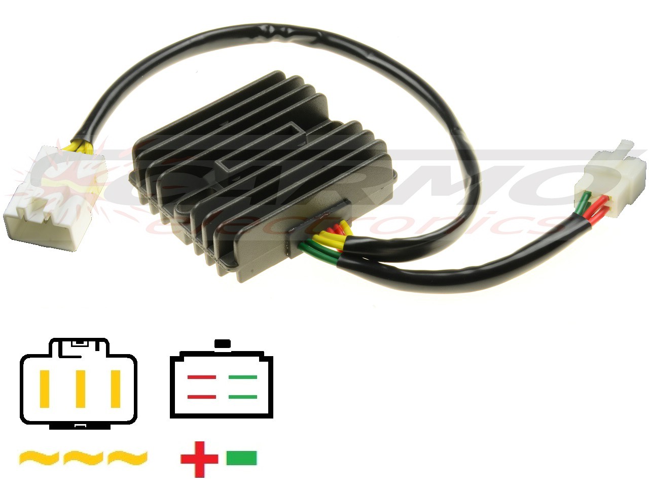 CARR691AP Aprilia Tuono RSV4 MOSFET Spanningsregelaar gelijkrichter (SH579JA, SH579JB, B043488) - Klik op de afbeelding om het venster te sluiten
