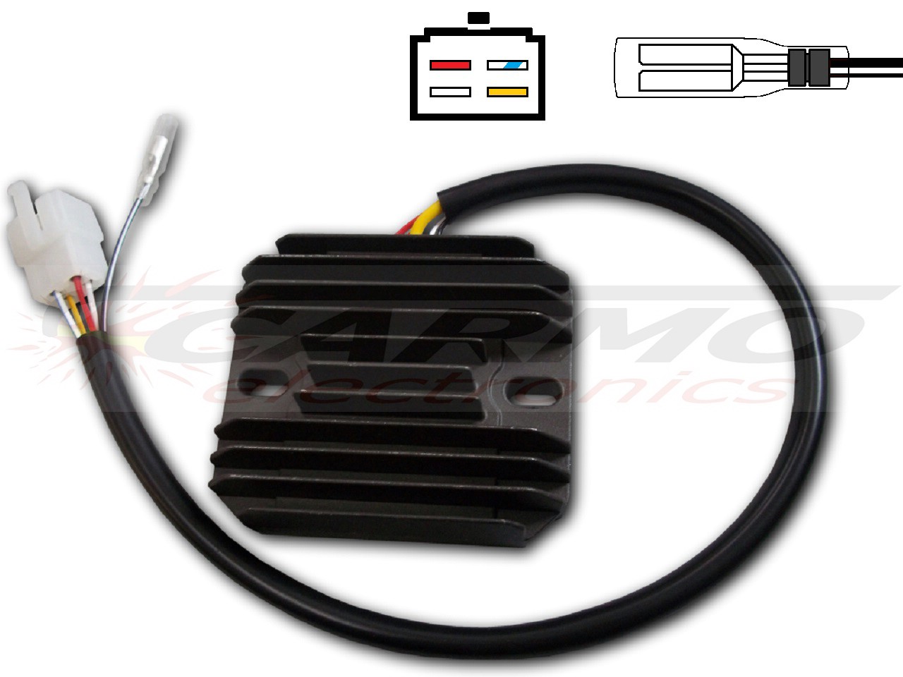 CARR111 - Suzuki MOSFET Spanningsregelaar gelijkrichter (32800-24500 / 32800-24501 / 32800-43410) - Klik op de afbeelding om het venster te sluiten