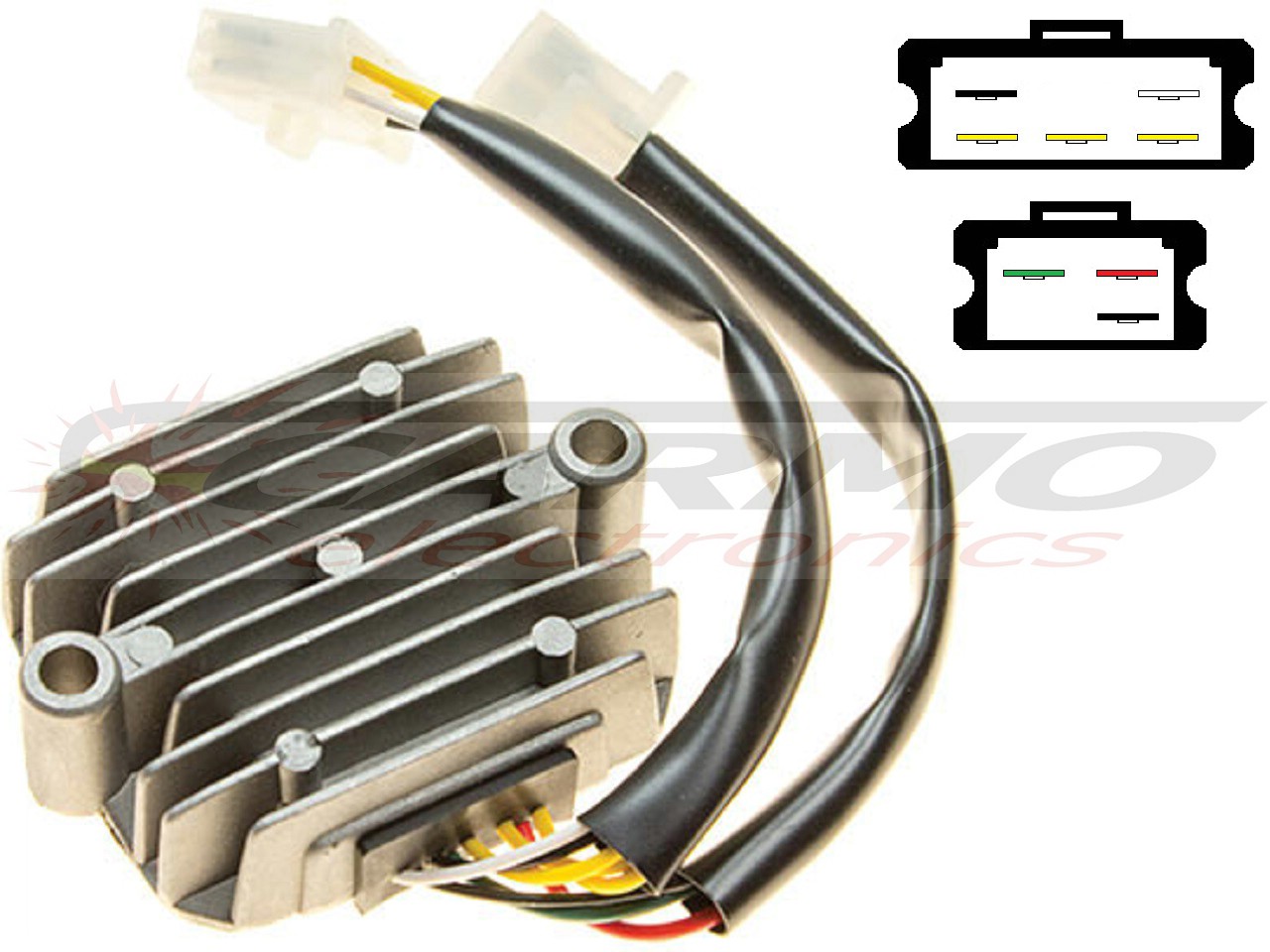 CARR191 - Honda CB CBX MOSFET Spanningsregelaar gelijkrichter (SH236-12, SH236A-12, SH255A-12) - Klik op de afbeelding om het venster te sluiten