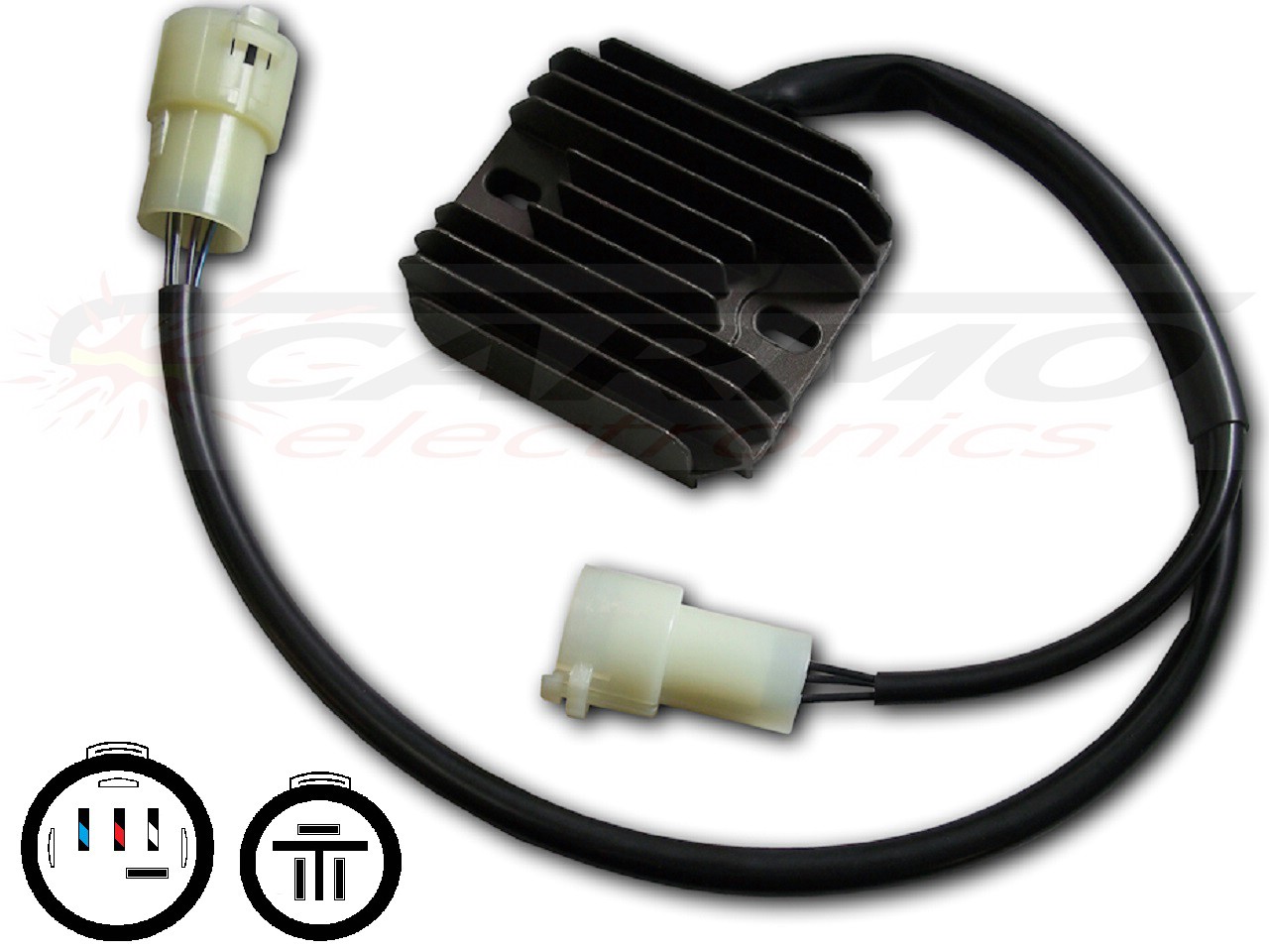 CARR694Ka - Kawasaki ZX600 ZX636 ZX6R ZX-6R MOSFET Spanningsregelaar gelijkrichter - SH650-12 - Klik op de afbeelding om het venster te sluiten