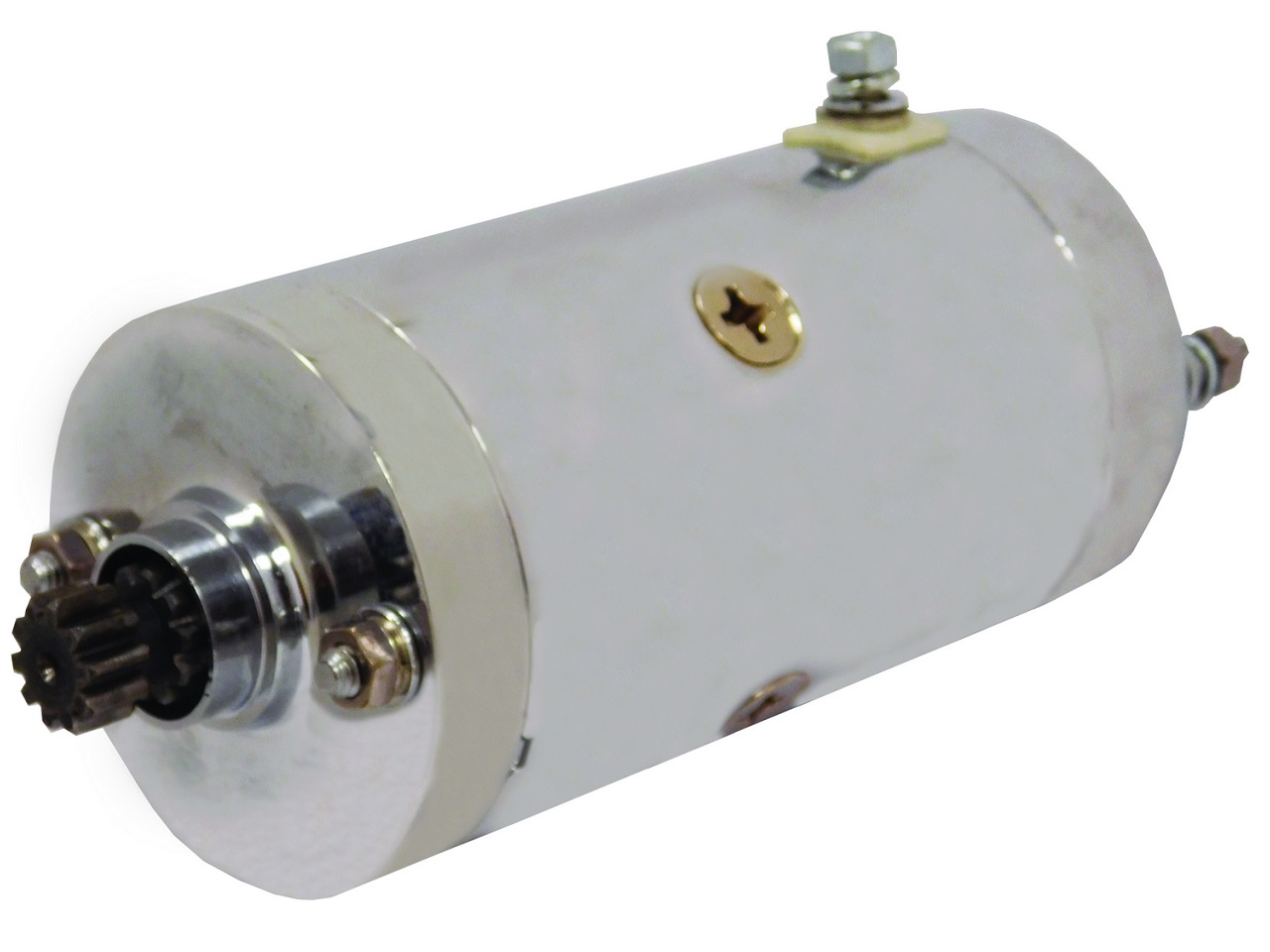 Harley-Davidson FL FX XL XR chroom startmotor - Klik op de afbeelding om het venster te sluiten