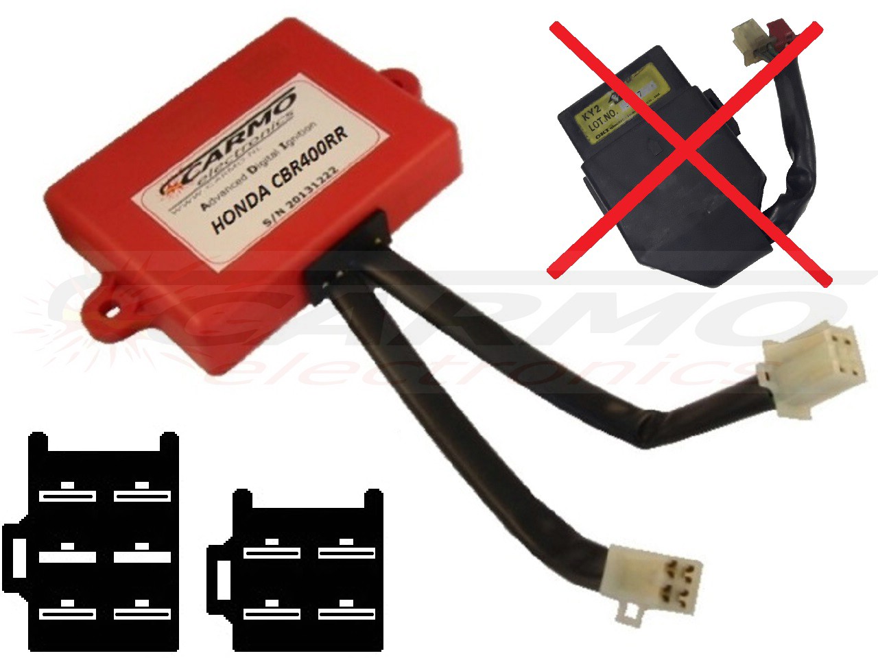 Honda CBR2500 RR CBR250RR (NC23) CDI unit ECU ontsteking (KY1) - Klik op de afbeelding om het venster te sluiten