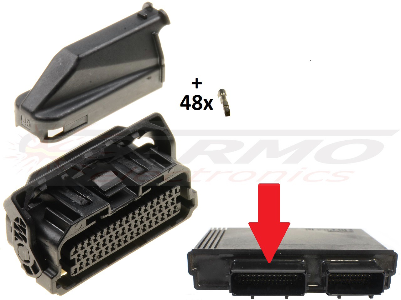 48-polige superseal stekker KTM ECU ECM 61341031 [CARC026-48 (KTM ECU connector)] - €39,50 : Carmo - Motorbike parts or electronics