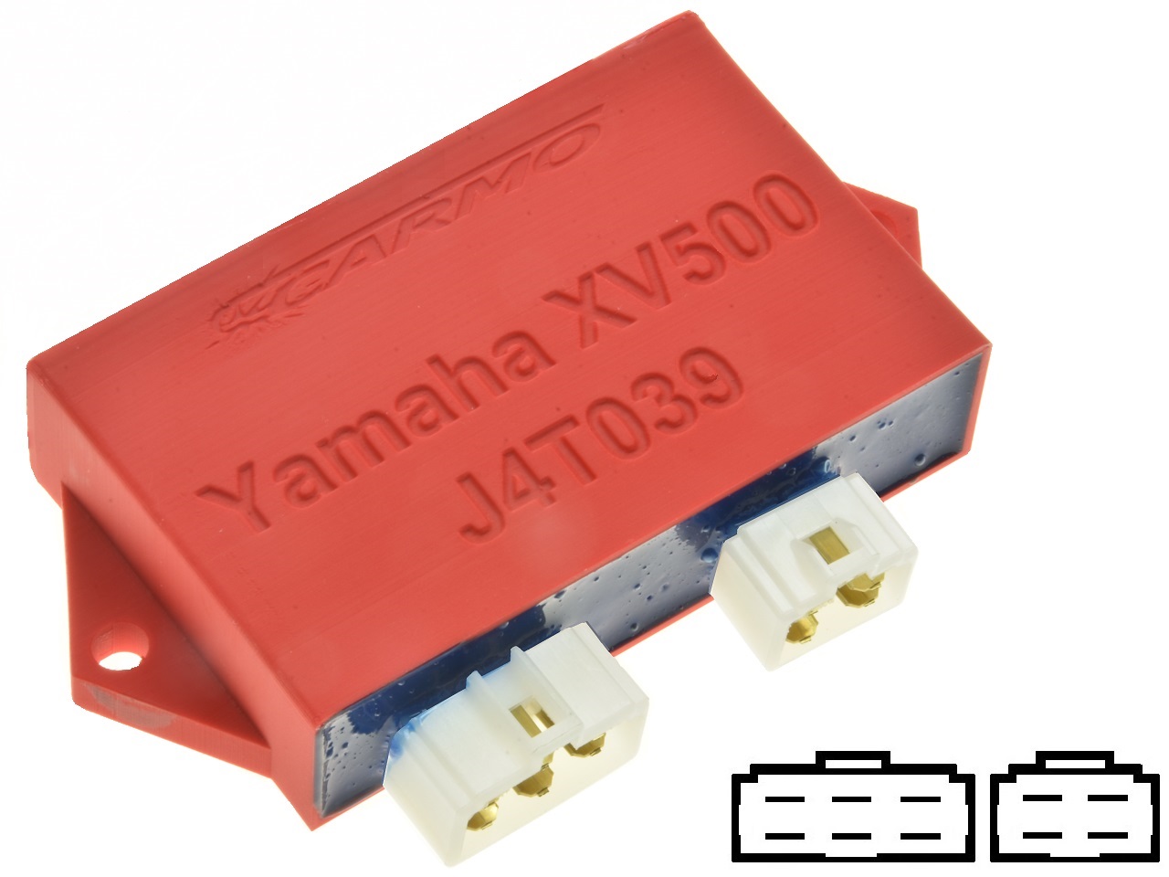 Yamaha XV500 Virago CDI unit ECU ontsteking (J4T039, 4FT-00, 4FT-82305-00-00) - Klik op de afbeelding om het venster te sluiten