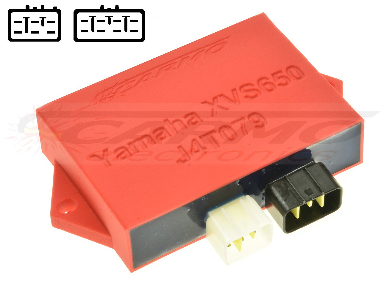 Yamaha XVS650 dragstar v-star CDI unit ECU ontsteking (J4T079) - Klik op de afbeelding om het venster te sluiten