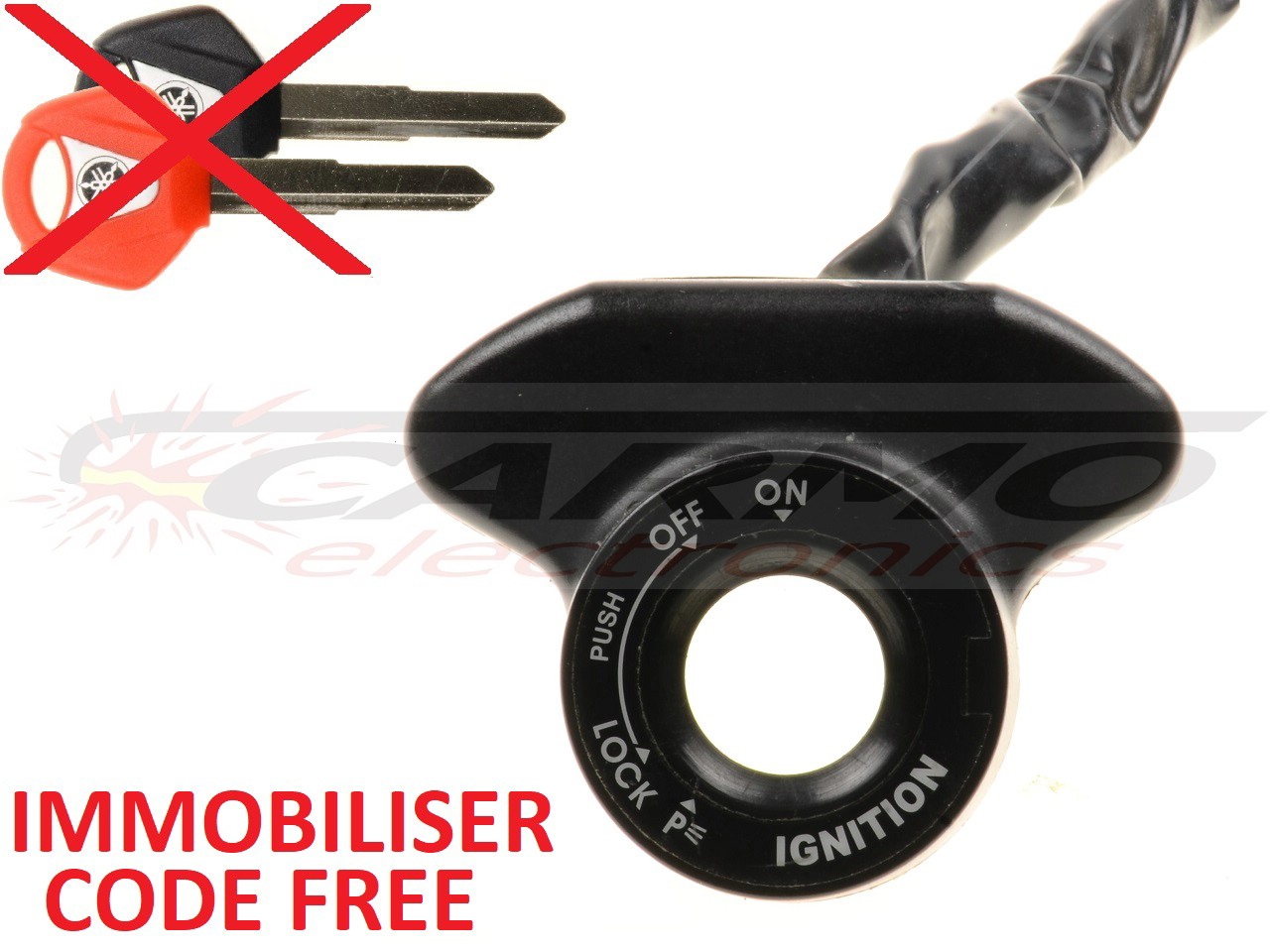 Yamaha immobiliser ring antenne reset / code vrij / als nieuw (MORIC, 5KS 5VS 5SL) - Klik op de afbeelding om het venster te sluiten