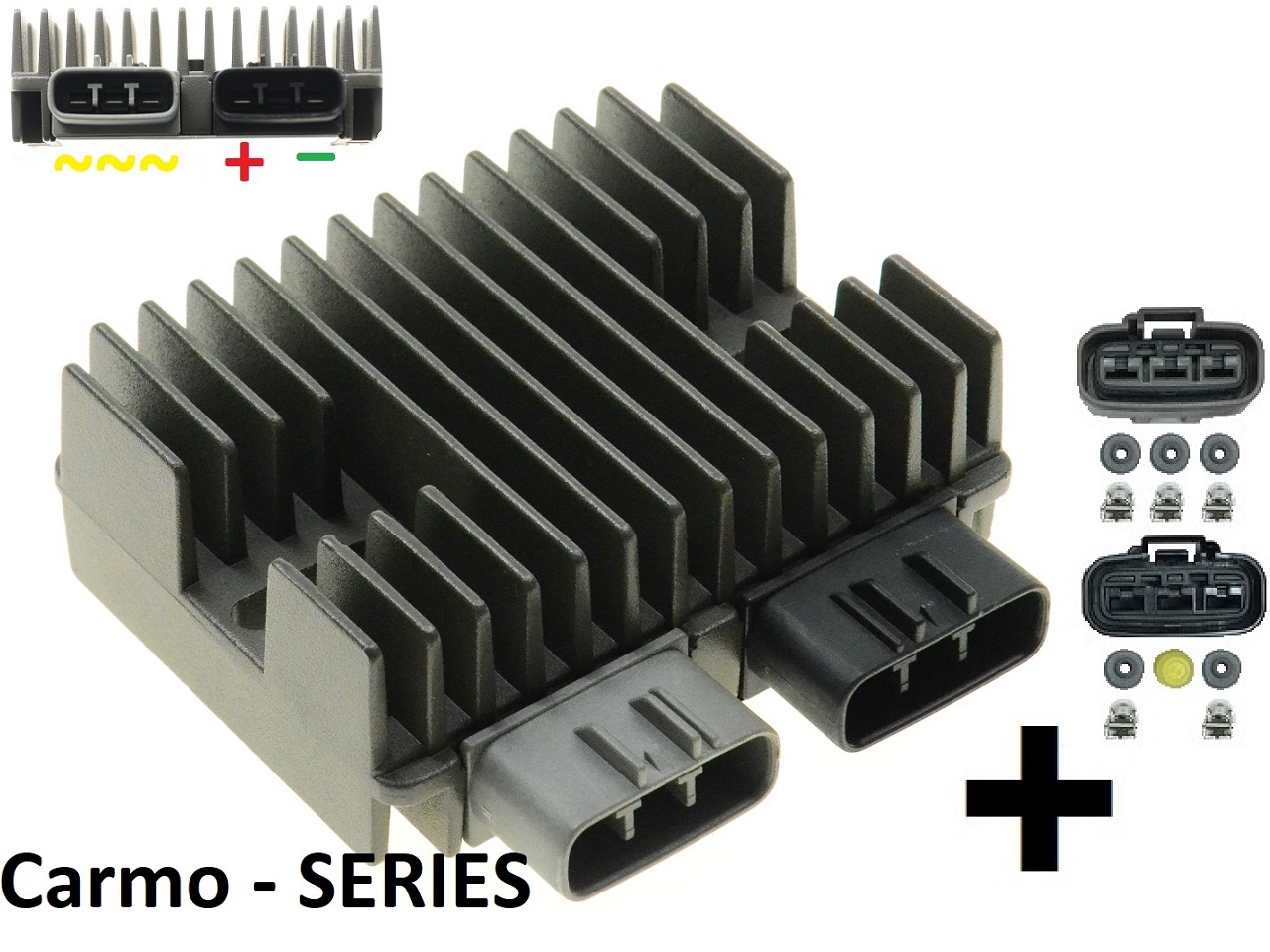 CARR5925-SERIE - MOSFET SERIE SERIES Spanningsregelaar gelijkrichter (verbeterde SH847) als compu-fire + connectoren - Klik op de afbeelding om het venster te sluiten