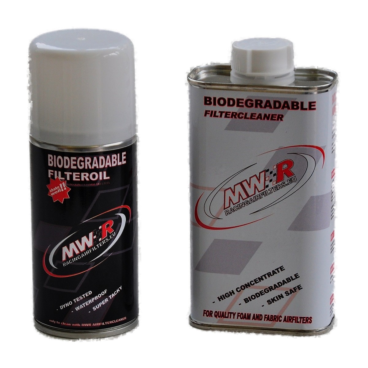 MWR 150ml Biodegradable Airfilter Spraycan / 250ml Biodegradable Airfiltercleaner set